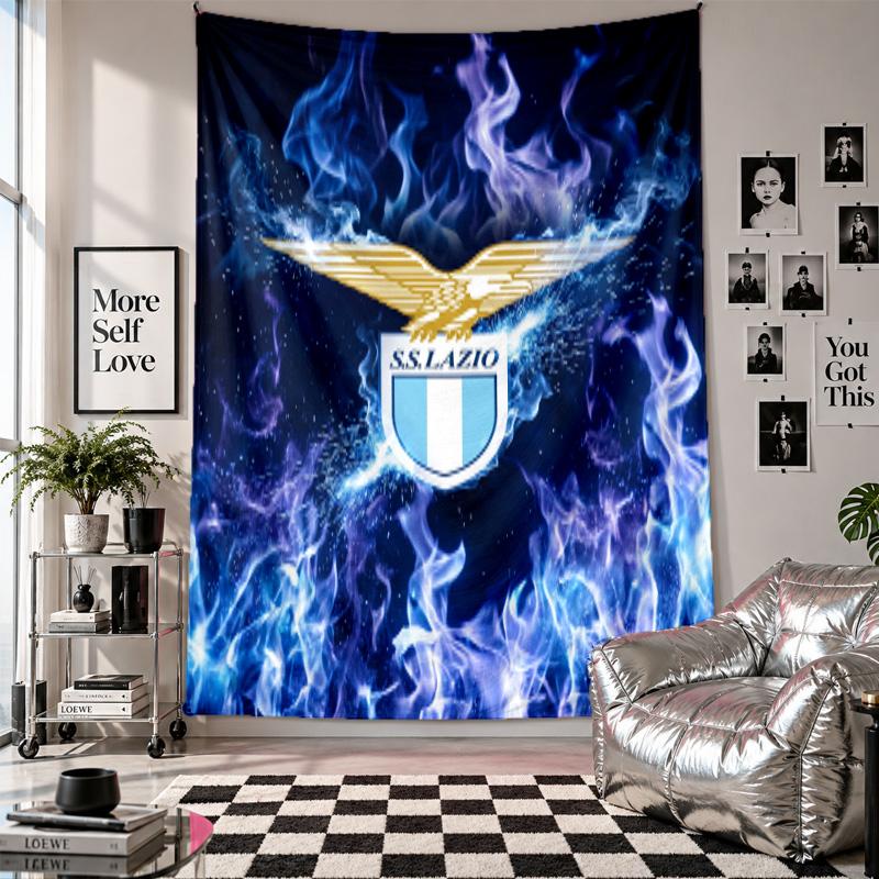 Lazio FC Wall Tapestry Home Decor Wall Hanging Cloth for Bedroom Living Room Background