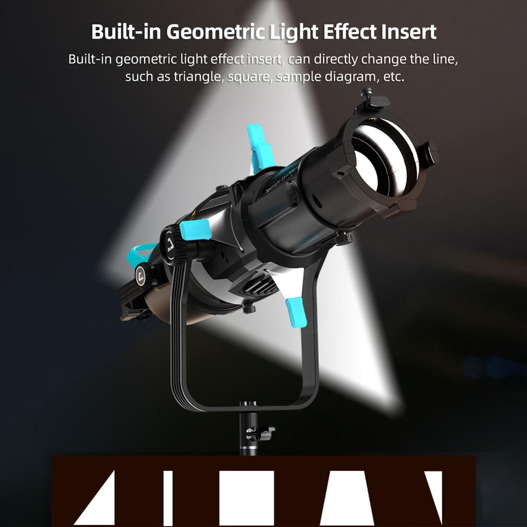 LIPPMANN Optical Spot Bowens Mount Conical Snoot Kit pro LED Continuous Light Strob Light s