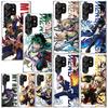 My Hero Art Phone Case For Samsung Galaxy S25 S24 S23 S22 Ultra S21 FE S20 Plus S10 + S10E Art Fundas Back Cover S24 S23 S22 S21