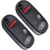 OCPTY 2X Flip Key Entry Remote Control Entry Remote Key Fob for 02 03 04 05 06 07 08 09 10 for Honda for Civic for CR-V for Element OUCG8D-344H-A