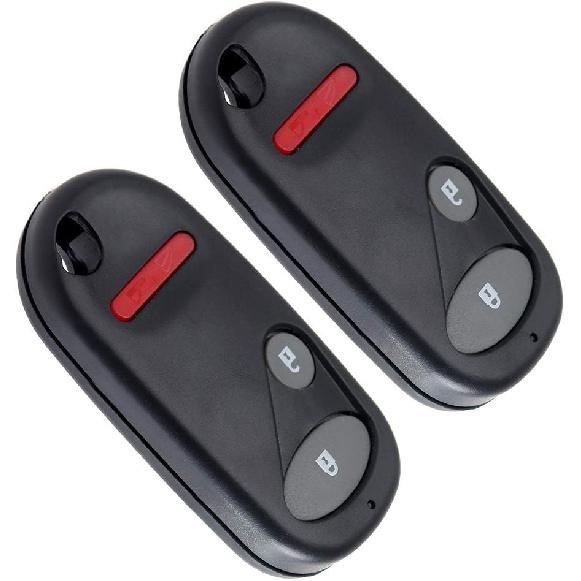 OCPTY 2X Flip Key Entry Remote Control Entry Remote Key Fob for 02 03 04 05 06 07 08 09 10 for Honda for Civic for CR-V for Element OUCG8D-344H-A
