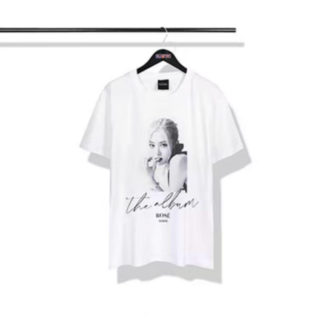 

[USED] BLACKPINK THEALBUM Pop-up Rosé Photo T-shirt, Size Small
