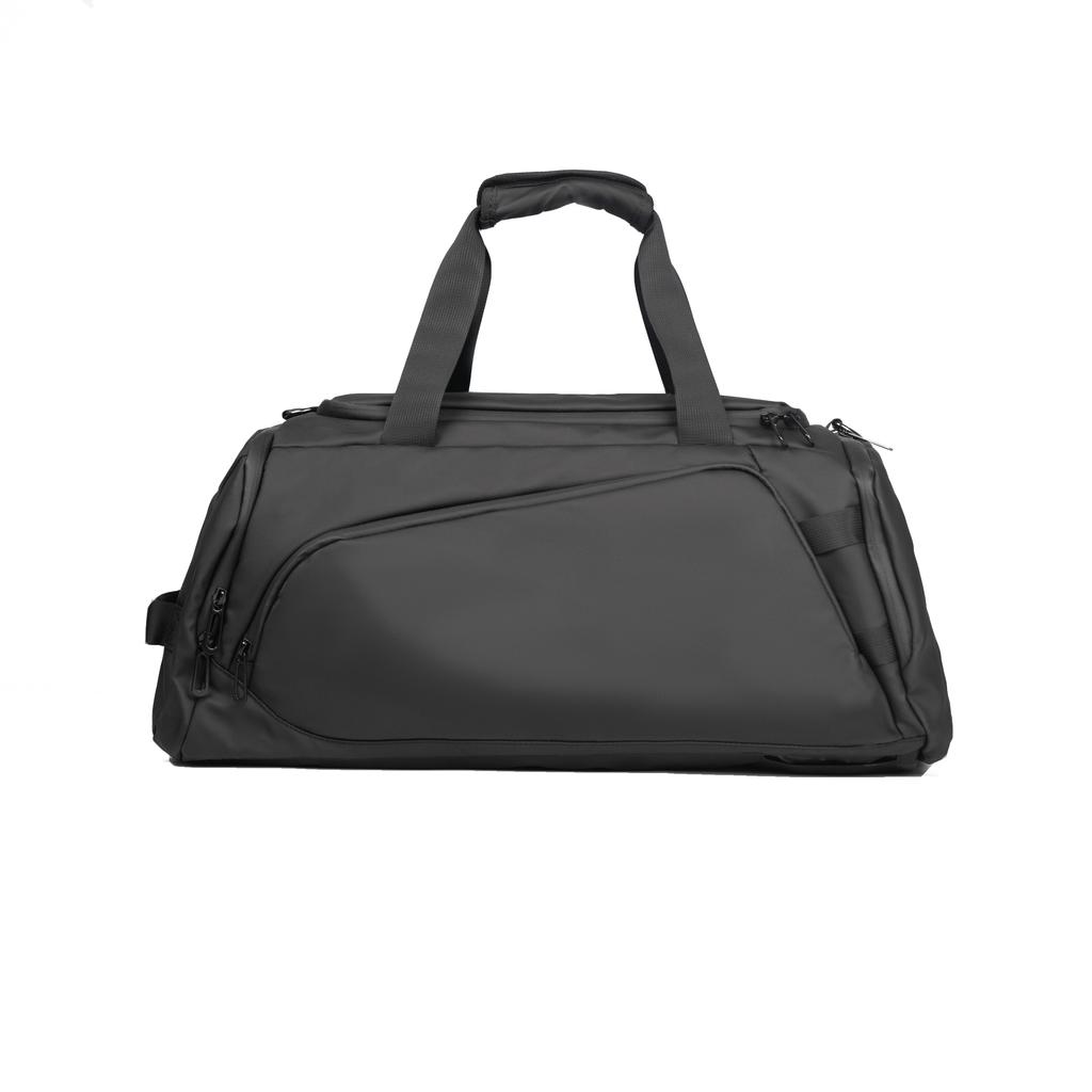 ReeYee Oxford Portable Crossbody Double Shoulder Travel Bag, Gym Bag Large Men's Black/Army Green 9018-reeyee