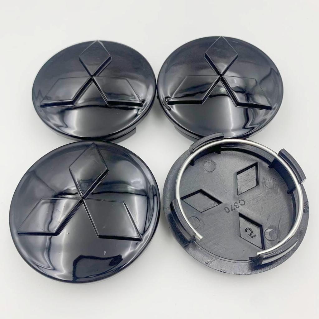 4er Set 58mm 60mm 81mm Universelle Auto-Radnabenkappen für Mitsubishi Lancer ASX Outlander EVO Montero Mirage L200 Eclipse