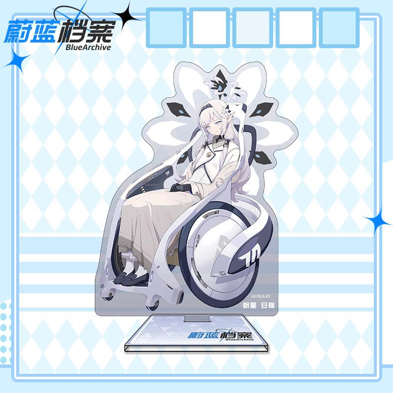16cm Height Blue Archive Acrylic Stand Character Figurine
