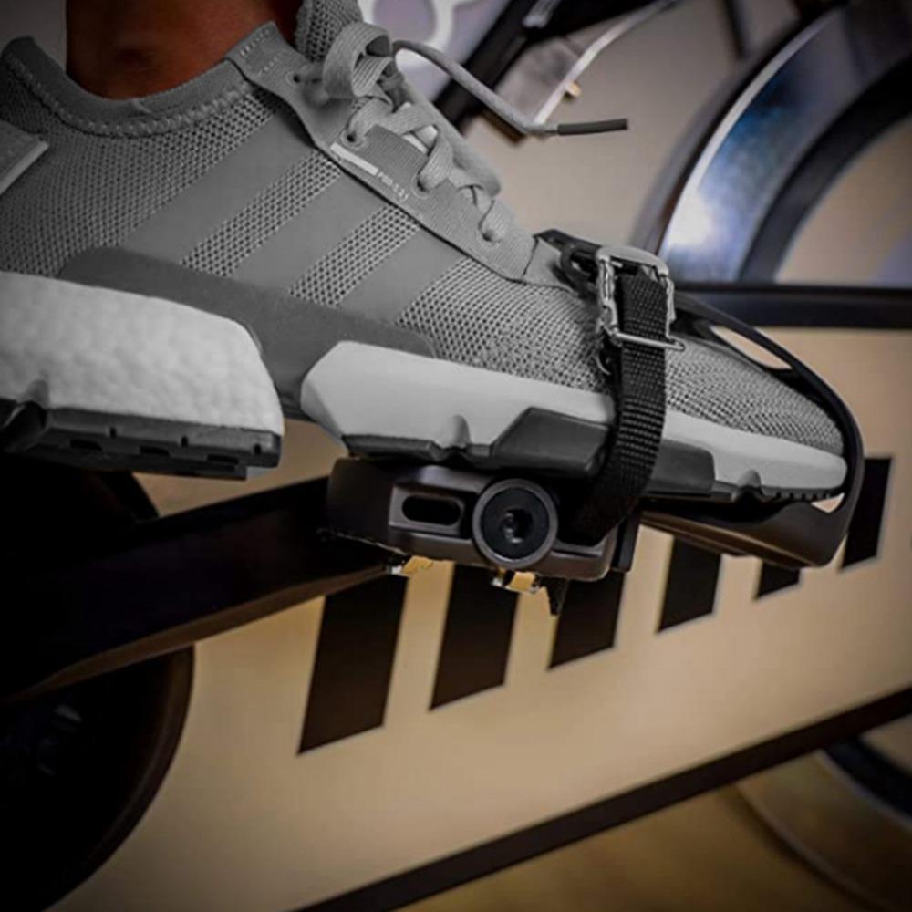 1 Set Adjustable Toe Clip Belt Black Bike Pedal Strap Clip Bike Pedals Straps Mountain Bikes