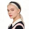 Women Non Slip Wide Headbands, Soft Elastic Hair Bands for Yoga Running Sports Gym Head Wraps Turbans