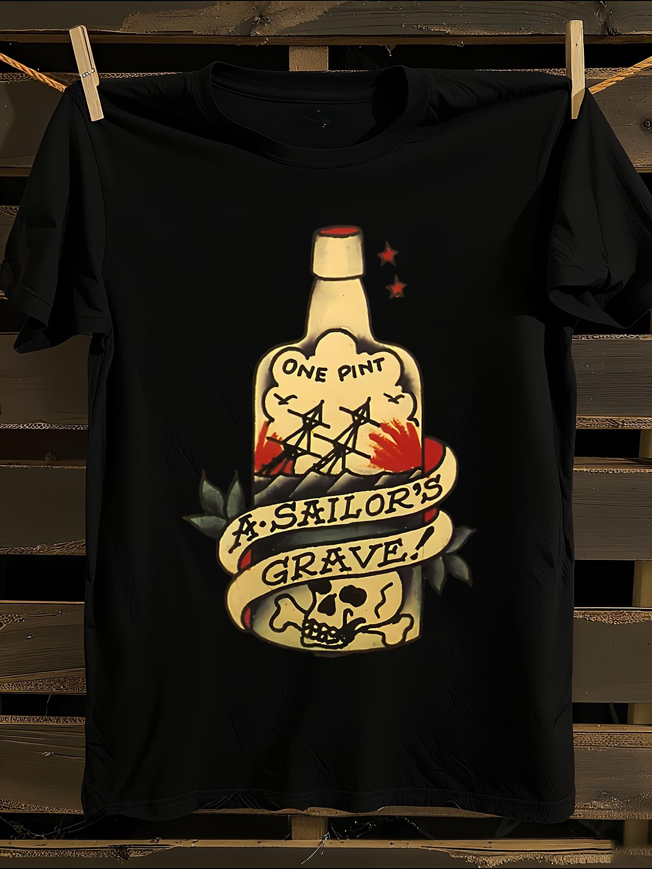 Nautical Pirate Graphic Tshirt S