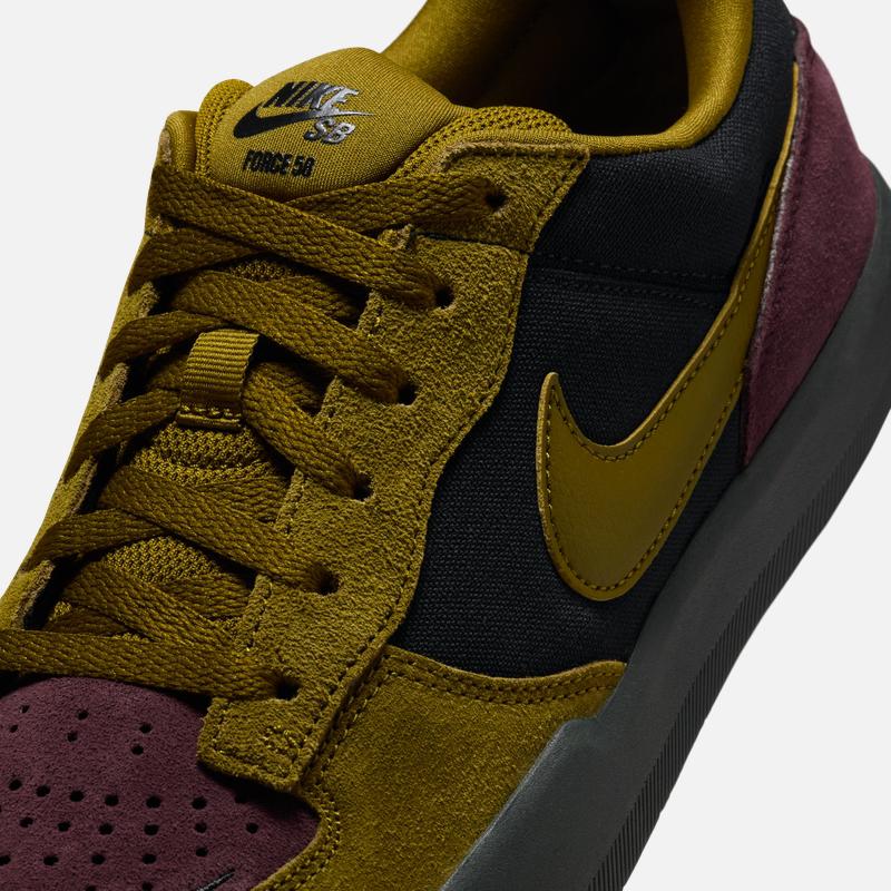 Nike Breathable Skate Shoes for Spring Parkour Suede Textured Leather Grippy Surface - NIKE SB FORCE 58 DV547