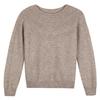 2026 Autumn Women's Round Neck Knit Pullover Sweater, Long Sleeve Jacquard Cardigan Base Layer