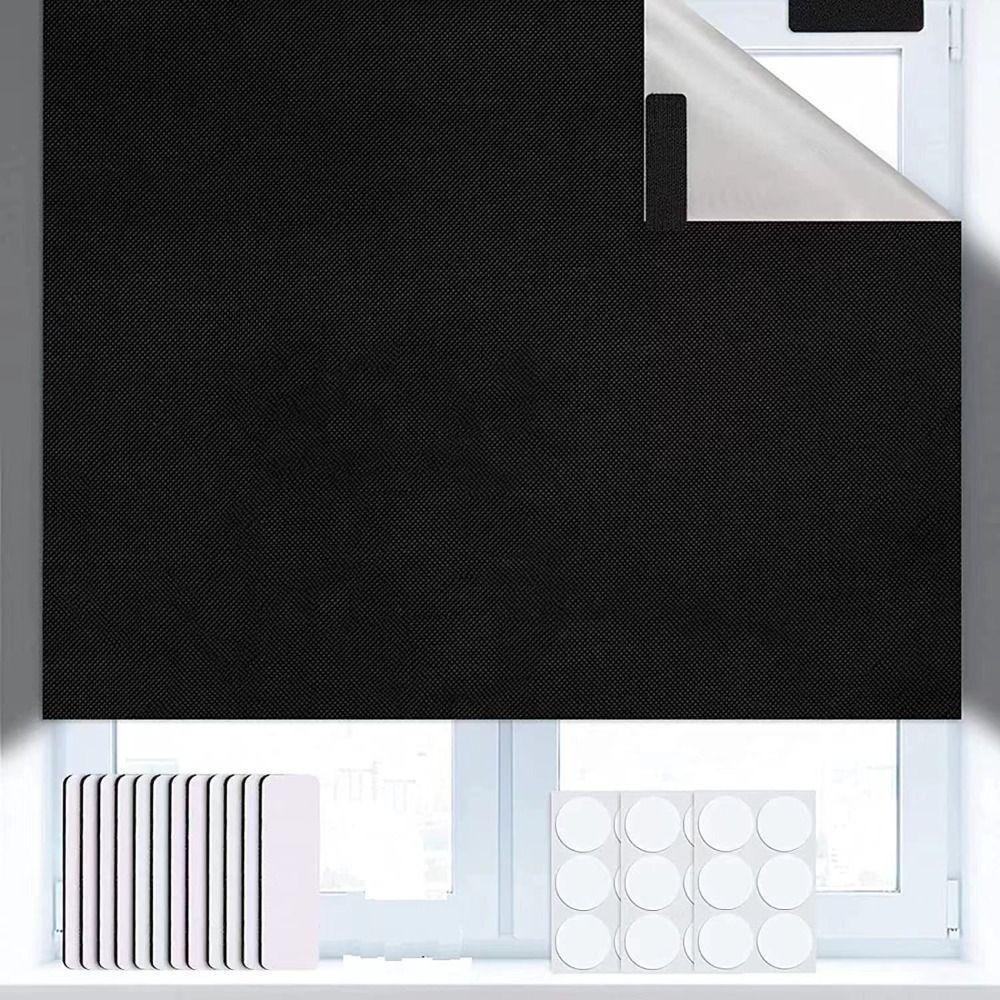 Temporary Curtain Nursery Bedroom Travel Window Cover Blackout Blind Curtain Window Shade