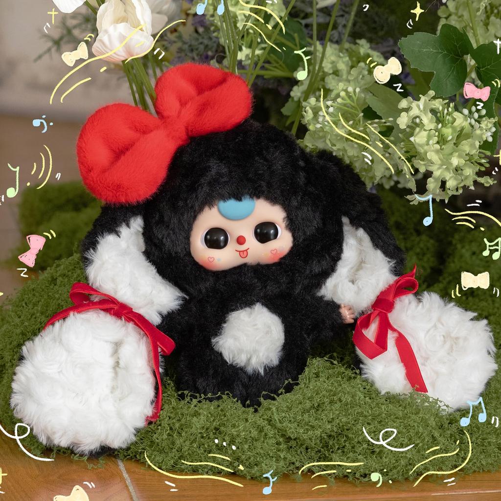 TOP TOY × Baby Three [Welcome Back Bunny] Series Plush Pendant [1 Piece] Gacha Gacha Blind Box Figure Plastic Model Premium Toy Soft Vinyl Original