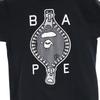 Bape Print Short Sleeve T-shirt S Black A BATHING APE Men's Used