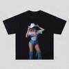 Beyonc Renaissance Tour Graphic T Shirt Unisex Unisex Futuristic Stage Cotton Short Sleeve Streetwear Tee