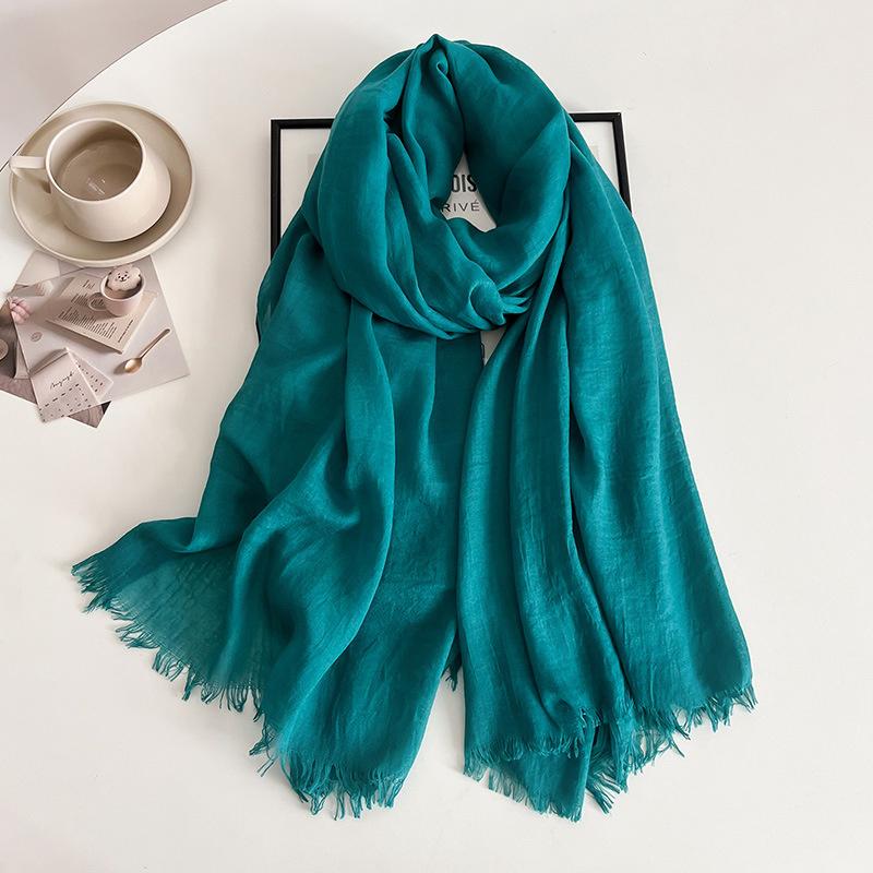 

Однотонная хлопковая шаль из пашмины для женщин, теплая зимняя накидка, шарфы с принтом в виде хиджаба, женские платки, банданы, палантины, шарфы, НОВИНКА