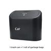 Car Interior Storage Case Trash Bin Push Can Mini Tray Dustbin Garbage Box Door Seat Clip Stand Holder for Tesla Model 3 Y S X