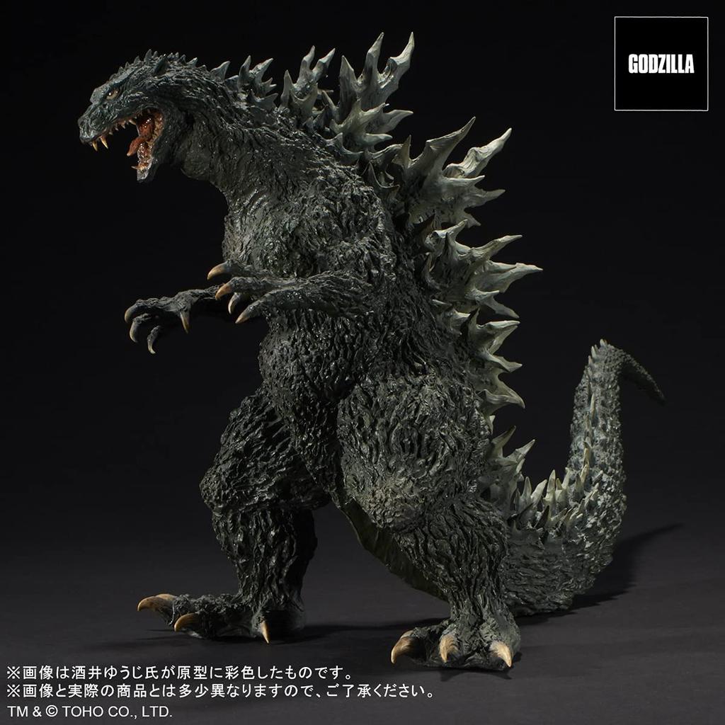 Real Master Collection Godzilla 2000 Millennium Model Replica Soft Vinyl Version Total Length Approximately 620mm PVC Painted Completed Figure X-Plus