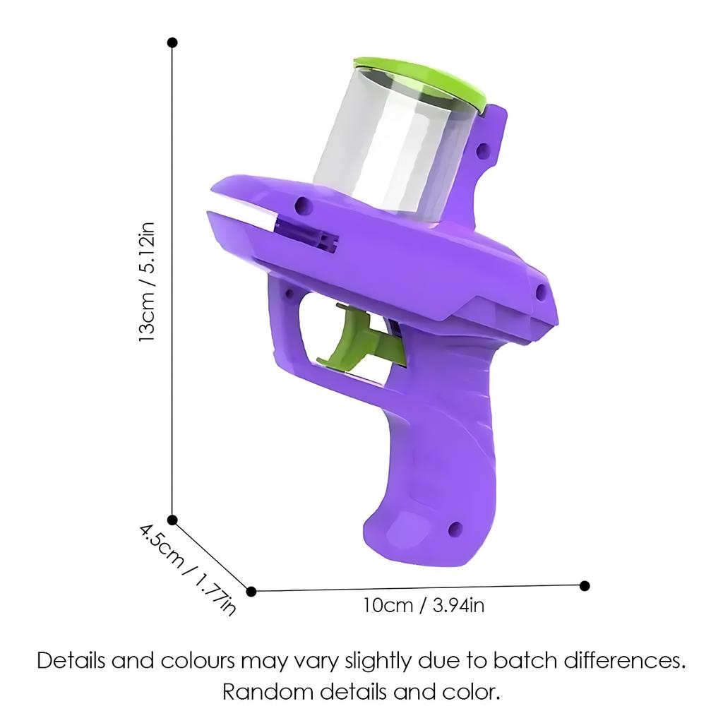 1pc Kids Outdoor Game Disc Gun Toy Flying Disc Shooting Launcher Gun Double Parent-child Interactive Children Toy for Boys Gifts