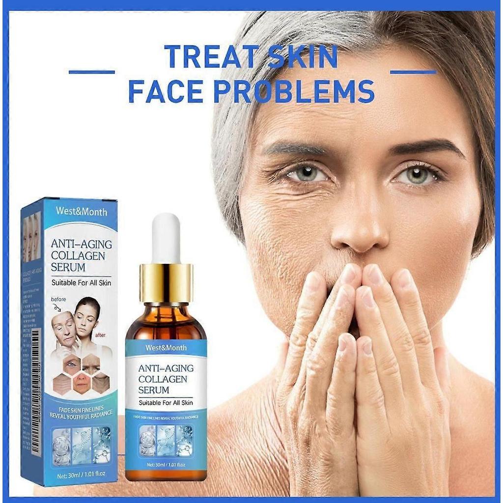 Limited time!!West Month Collagen Facial Essence Is A Moisturizing And Nourishing Essence For The Face, Eyes And Skin