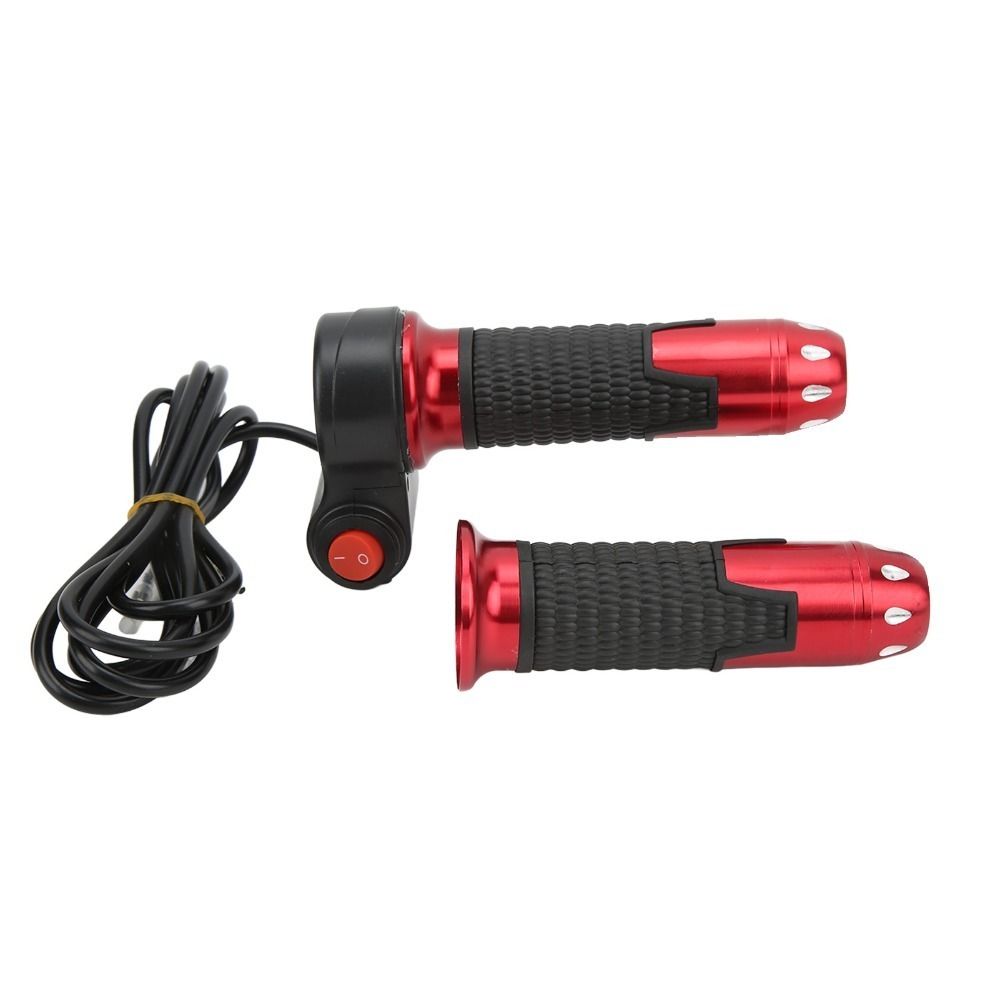 With Button Twist Throttle Grips 12V-99V Throttle Accelerator  Bicycle Accessories