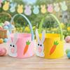 Cartoon Rabbit Egg Basket Cute Candy Gift Bag Practical Easter Felt Basket  Children Gifts