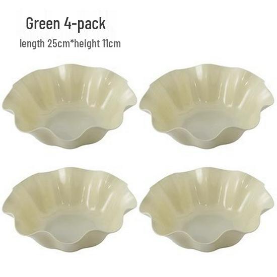 European-Style Plastic Fruit and Snack Plate for Living Room or Office