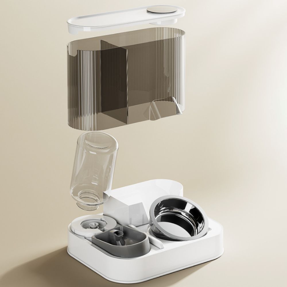 Detachable Cat Water Dispenser Large Capacity Pet Feeding Bowl Pet Water Drinker  Business Trip