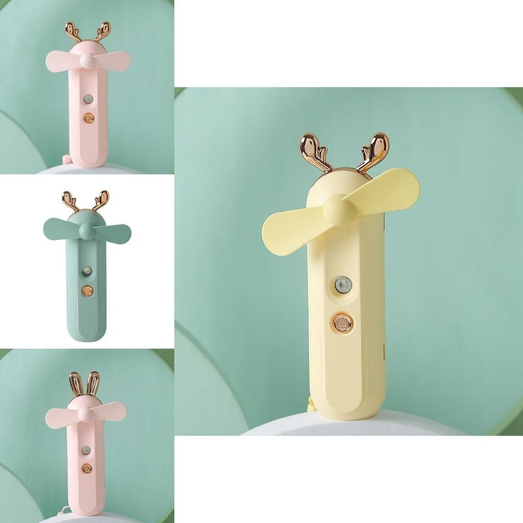 Cute Pet Automatic Spray Fan Mini Usb Humidifier Pocket Fan For Girls