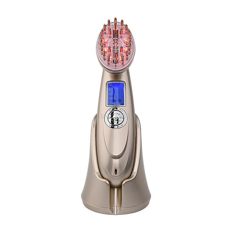 Massage Comb RF EMS Infrared Vibration Massage Comb Home Equipment