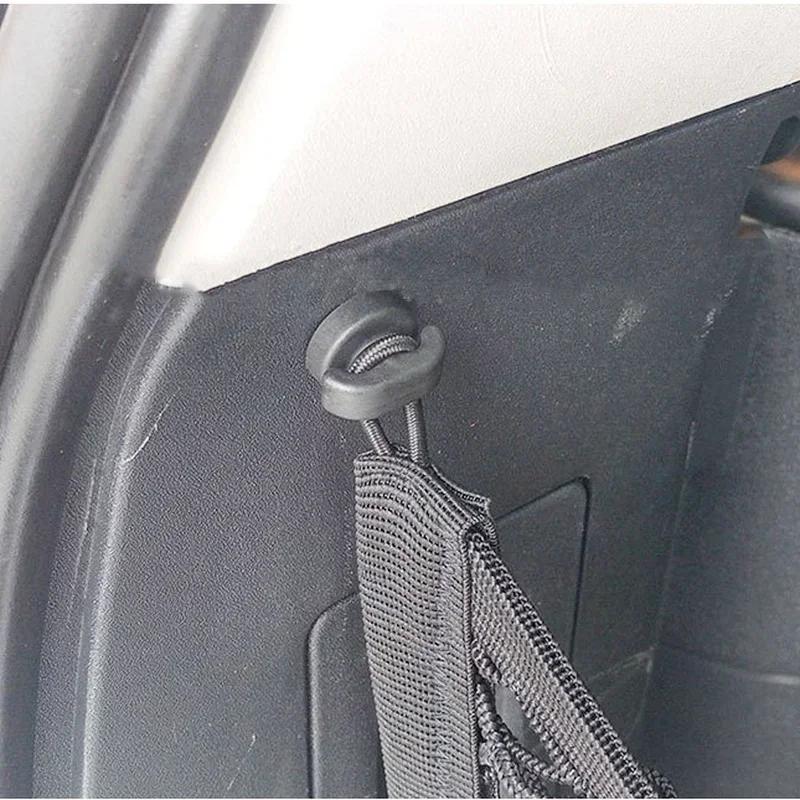 Car Rear Trunk Envelope Cargo Net Tie Down Hook Ring Loop Hanging Hook Flat Vertical Luggage Net Home Hook Retainer Hardware