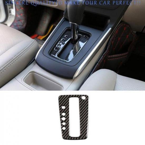 For Nissan Sentra 2013-2019 Real Carbon Fiber Center Console Gear Shift Panel
