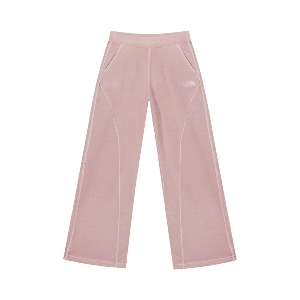 The North Face Loose Fit Mid Rise Drawstring Knit Sports Pants Women bottoms Pink NP6KQ50L