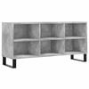 VidaXL Meuble TV gris béton 103,5x30x50 cm bois d'ingénierie 827000