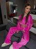 1116ebay European and American Autumn and Winter Women's Clothing New Hooded Casual Sweater Set Two-piece Women's