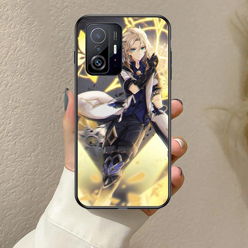 Albedo Genshin Impact Funda For POCO F5 F3 M5s C40 F4 GT X3 X4 X5 Pro Case For Xiaomi 12 13 Lite 11T 12T Pro 12X