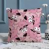 Funny Cartoon Courage the Cowardly Dog-D Pillow Case Silky elegant Comfort Sofa Bed  Invisible zipper Beach pillowcase