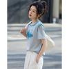 Demana Women's Slimming Letter Print T-Shirt