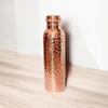 Pure Copper Bottle for Drinking Water - Indian Handmade Ayurveda and Yoga Health Benefits Water Bottle Copper Anniversary Gift - 32 Oz