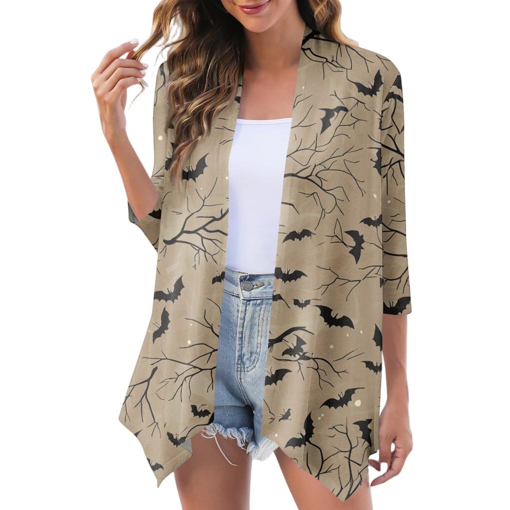Women's Fashion Casual Cozy Halloween Cardigan Jacket