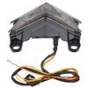 Motorcycle LED Tail Light Lamp Brake Turn Signal Taillight for    800 2013 2014 (Black)