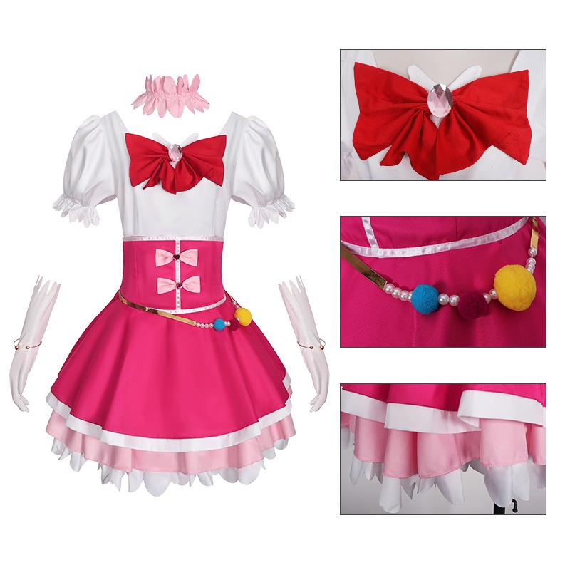Halloween Maho Girls Precure Cure Miracle Mirai Asahina Girls Party Dress Cosplay Costume High Quality Custom Made Full Set