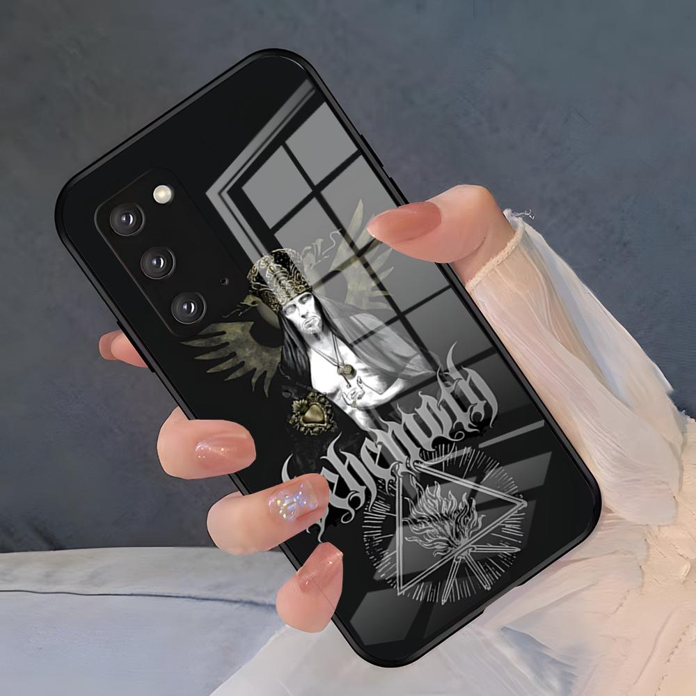 Band Behemoth Phone Case For Samsung A25 A13 A33 5G A54 A36 A35 A56 A52 A14 Shockproof Glass Cover