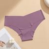 European and American ice silk seamless underwear women's breathable sports sexy pure cotton crotch quick-drying light women's briefs
