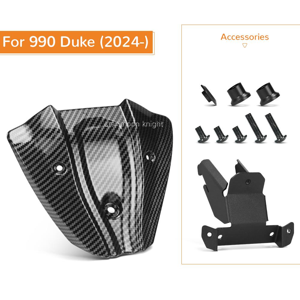 Motorcycle Accessories Deflector Wind Shield For 990Duke For Duke 990 2024 2025 Fly Screen Front Small Windshield Fairing