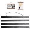 4pcs Magnetic Poster Hanger Frame Multipurpose   Decorative Wood Magnet Poster Frame for Photo Picutre   Artwork Art Print Wall Hanging
