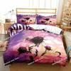 Set Biancheria da Letto con Stampa 3D Logo Roccia Indocina Matrimoniale Singolo King Copripiumino Piumone Federa Bambini Bambine Adulti Camera da Letto