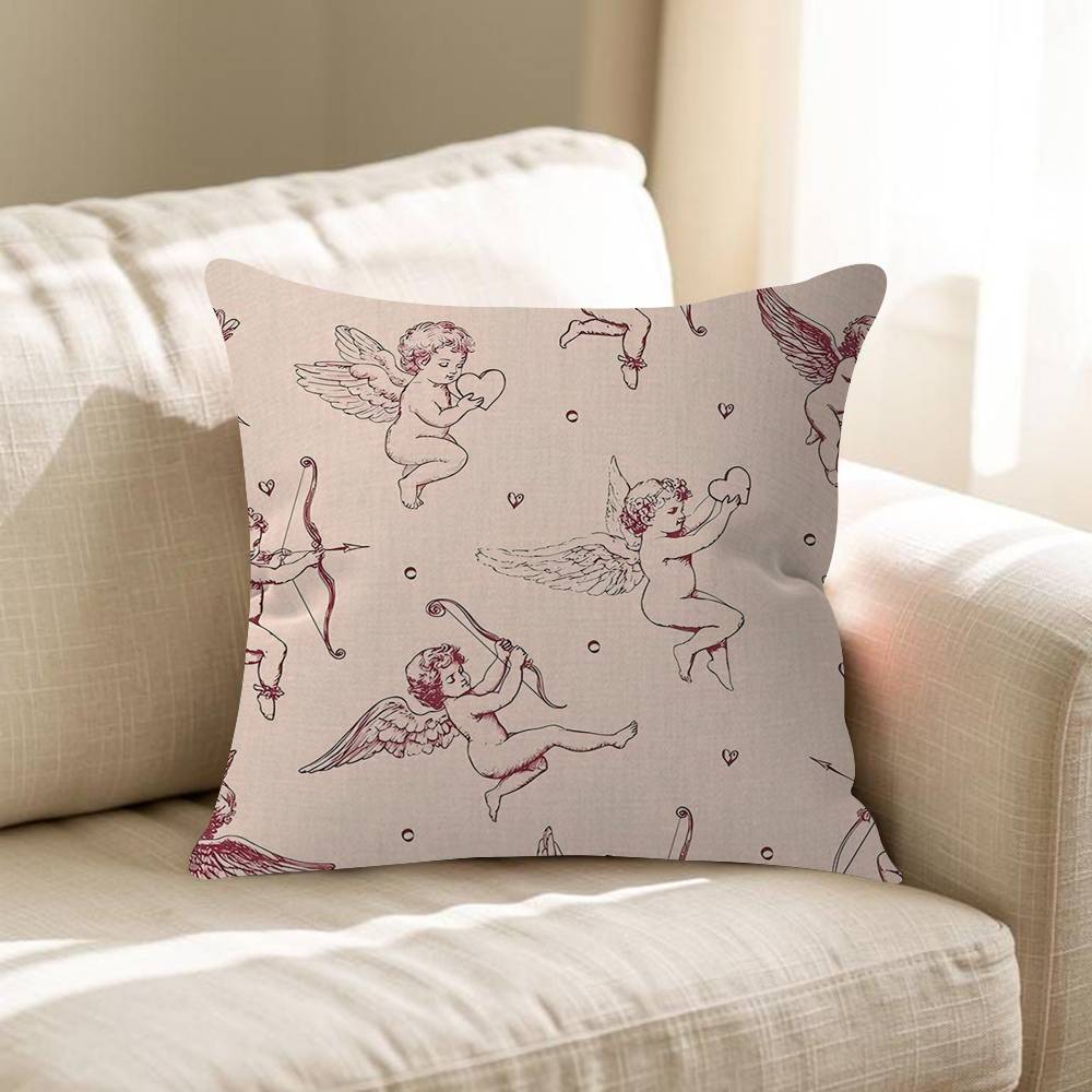 Kensington Kiss Cherub Pillow Gift Home Office Decoration Pillow Bedroom Sofa Car Cushion CoverPillow Case