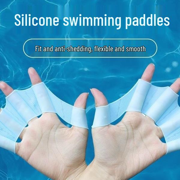 Silicone Hand Paddle for Youth & Adults - Thickened Frog Design for Snorkeling & Paddling