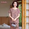 YUZHAOLIN Women's Summer Short-Sleeve Two-Piece Set
