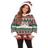 Kids Casual Christmas Holiday Print Hooded Top with Large Pet Pocket for Boys and Girls